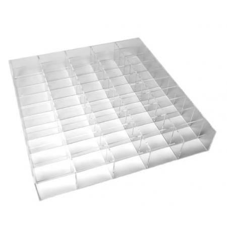 手牌收纳盒 国产 亚克力"长60.5cm宽36.7cm高6.3cm 5*16=80格"