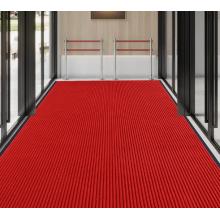 地垫 凝华 红色条纹绒面180*200cm（含胶水刷子）