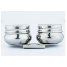 不锈钢油壶 中盛画材 双口油壶