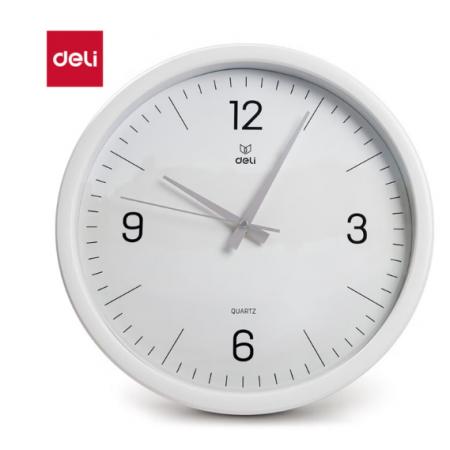 "得力9006挂钟(白)(只)37CM（14.5寸） "