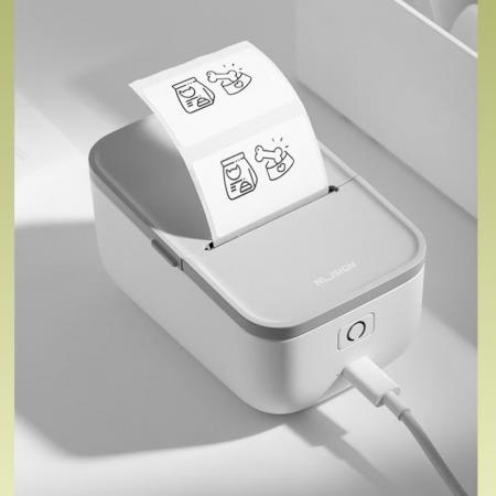 得力纽赛Q5白色标签打印机