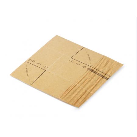 得力（deli）凭证包角 25张/包195*145mm 加厚牛皮纸包角纸 会计凭证装订包角封面纸 财务用品 3481