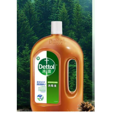 消毒液	滴露1.8L+750ml