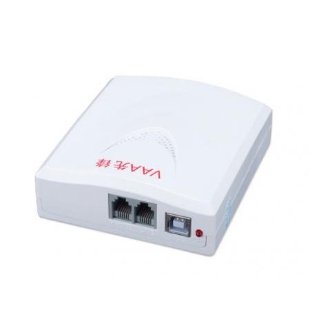 VAA先锋音讯录音盒单双路多路电话 USB/1单路录音盒座机固话手动/自动录音 来电弹屏软件拨号客户管理 先锋1路录音盒-无耳机接口（无喇叭）