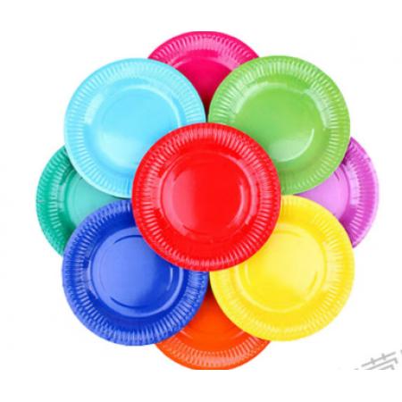 彩色纸盘	国产	7寸10个/包