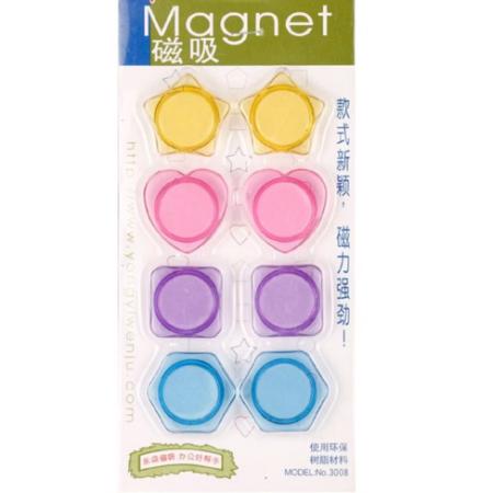 磁扣	  30mm  磁吸 透明