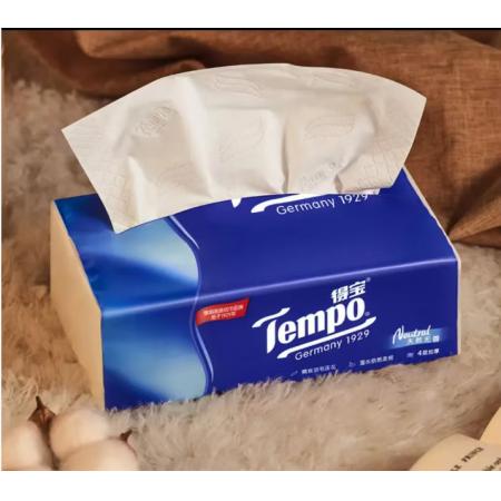 餐巾纸（抽纸）	"得宝  4层90抽  64包/箱"