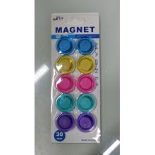 磁扣	京旭 30mm 10个/卡半透明