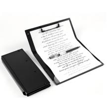 文件夹3折A4文件夹（黑）meyao