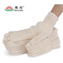 100%纯棉劳保线手套 伟光 工业劳动防护手套 1双