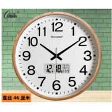 挂钟	康巴丝18英寸63441黑色日历款