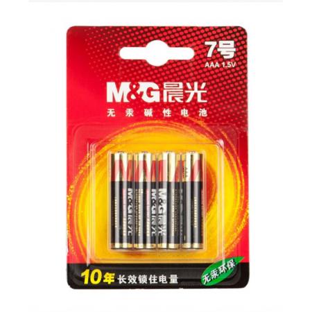 晨光（M&G）碱性电池7号 10粒