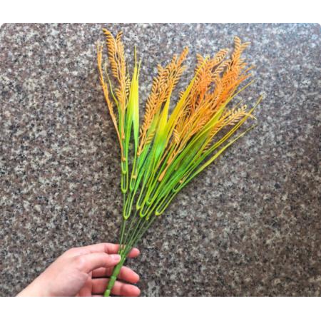 仿真水稻谷 小麦穗  一支新款50cm10叉小麦