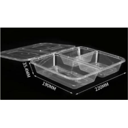 一次性餐盒  元正合 三格1000ML/150个/箱