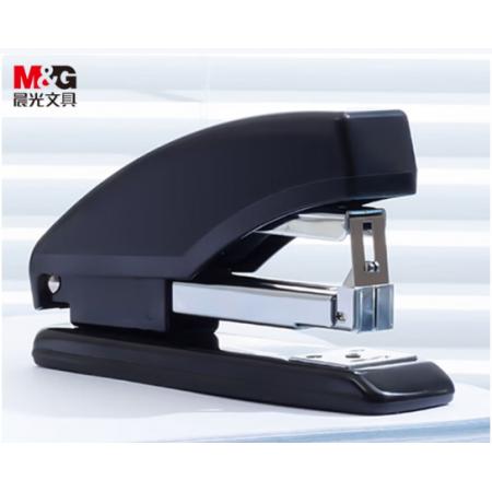 "晨光 M&G 省力型订书机 ABS91640 30页 (黑色) 12个/盒 (适配24/6、26/6针) 125×32×70 金属 "