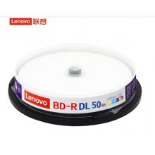 联想 BD-R DL 蓝光空白光盘/刻录盘 1-6速50GB 档案系列 桶装10片