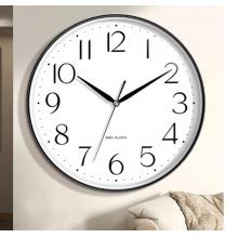 彼铂 挂钟 石英钟 30cm黑色