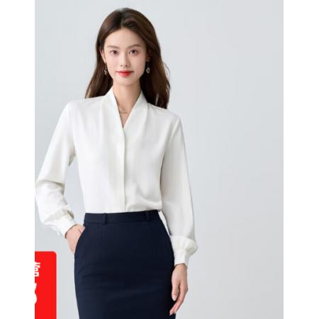 衬衫 红蜻蜓 白色,XL