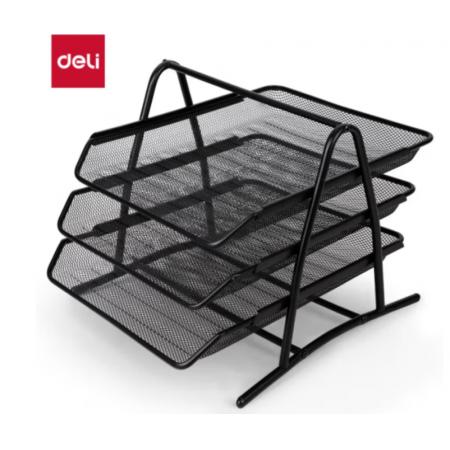 三层横式文件夹	得力9181