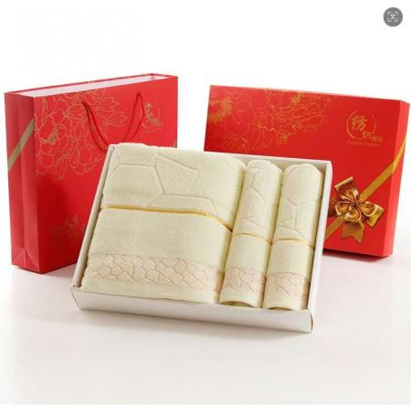 金号浴巾三件套新疆棉套装毛巾浴巾A类加厚长绒棉140*70柔软裹巾