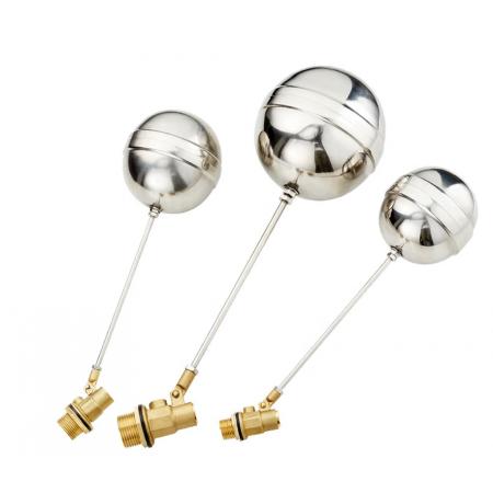 筑钦 黄铜浮球阀 黄铜体水塔水箱阀门 水位控制阀 一个价 4分DN15黄铜