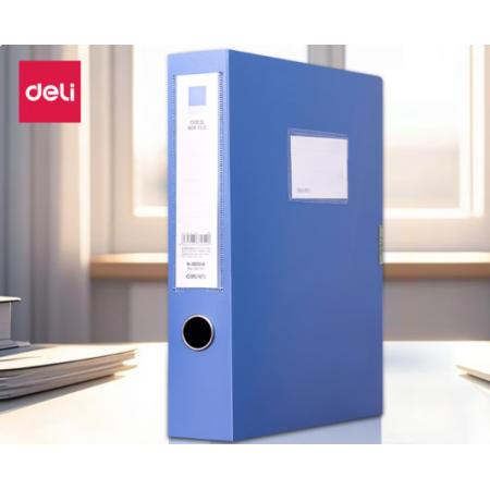 得力（deli） A4文件盒粘扣塑料档案盒5624AS