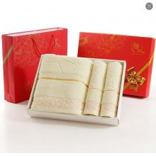 金号浴巾三件套新疆棉套装毛巾浴巾A类加厚长绒棉140*70柔软裹巾