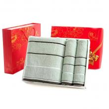 金号浴巾三件套新疆棉毛巾浴巾套装A类加厚长绒棉浴巾400克毛巾100克柔软吸水