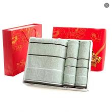 金号浴巾三件套新疆棉毛巾浴巾套装A类加厚加大长绒棉 浴巾400克 毛巾100克 柔软吸水 颜色随机