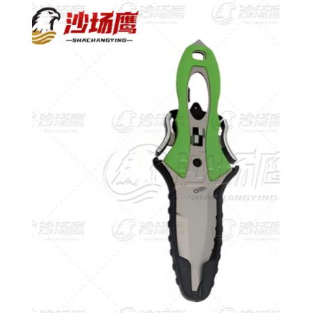 水域割绳刀 桔红色（刀刃7.5cm 刀柄111mm）
