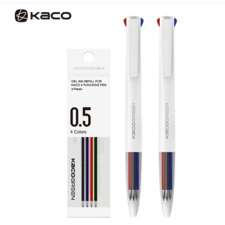 KACO 优写 多功能笔四色笔按动笔芯