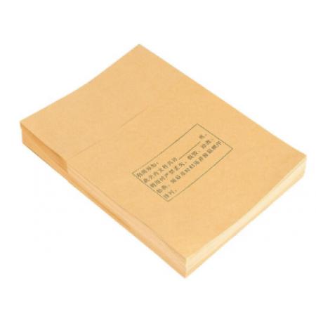 泰档 牛皮纸无酸纸空白档案封皮 80gA4牛皮纸100张