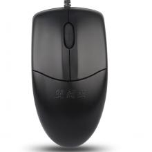 双飞燕（A4TECH) OP-520NU 鼠标 有线鼠标 办公鼠标 便携鼠标 对称鼠标 黑色