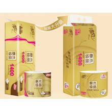 清风有芯卷纸 金装4层140克*10卷 厚实卷纸 卫生纸厕纸 卷筒纸纸巾