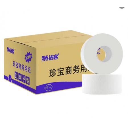 大盘纸	"洁客JK04C800G 12卷/箱"