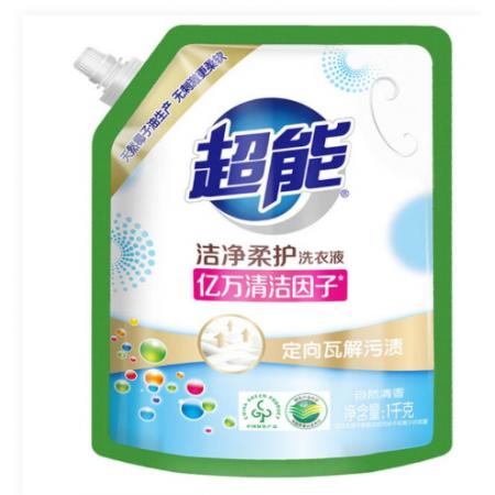 超能洗衣液1KG袋装