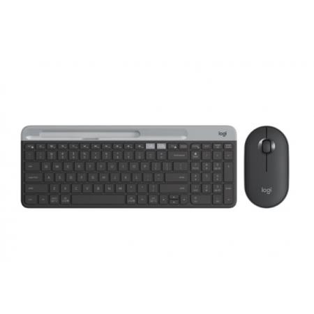 键盘鼠标套装	罗技 【K580+PEBBLE】 -星空灰