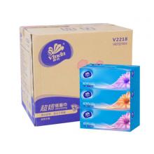 硬盒抽纸	维达V2218 /L码*3层130抽*3盒*12提