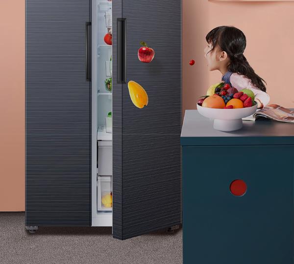 美的(midea) 果润维c冰箱 540升双开门对开门 变频一级能效 抗菌 智能